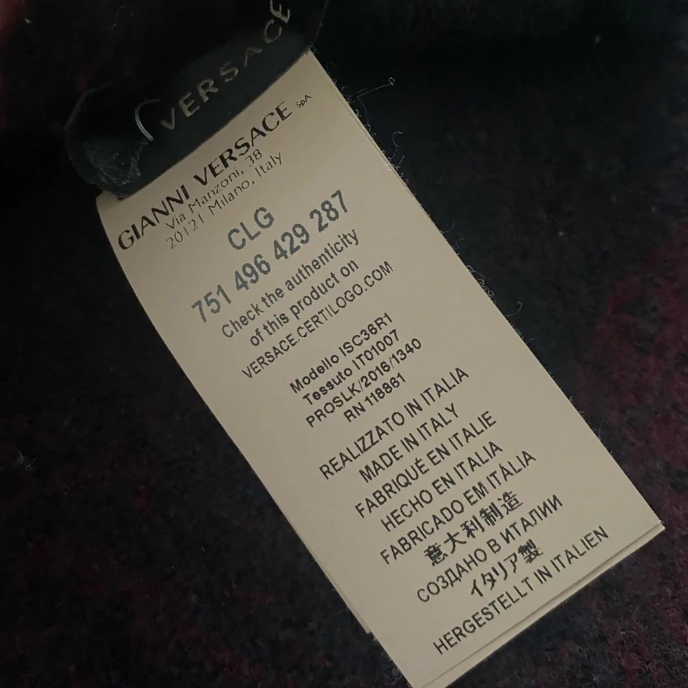Versace wool scarf